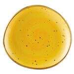 C.A.C. TUS-6-SFL, 6.37-Inch Porcelain Sunflower Dessert Plate, 3 DZ/CS