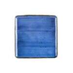 C.A.C. TUS-SQ6-BLU, 6-Inch Porcelain Starry Night Blue Square Plate, 3 DZ/CS