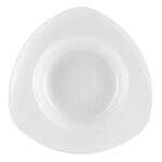 C.A.C. UVS-T120, 22 Oz 11.5-Inch Porcelain Triangular Pasta Bowl, DZ