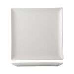C.A.C. VCT-7, 7-Inch Porcelain Deep Coupe Square Plate, 3 DZ/CS