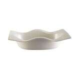 C.A.C. WB-8, 12 Oz 8.25-Inch Porcelain Wavy Edge Rectangular Bowl, 2 DZ/CS