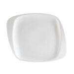 C.A.C. WH-8, 8.75-Inch Porcelain Square Plate, 2 DZ/CS