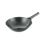 C.A.C. WOK-14BK, 14-inch 1.2mm Carbon Steel Black Wok