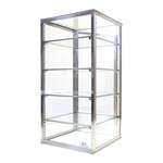 Carib 5H, 10x14-Inch 3-Compartment Upright Display Case with Hinged Door