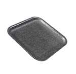 CKF 1SB, 5.25x5.25x0.62-Inch #1S Black Foam Meat Trays, 1000/PK