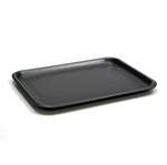CKF 4SBK, 9.25x7.25x0.6-Inch #34/4S Black Foam Meat Trays, 500/CS