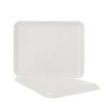 CKF 8DW, 10.5x8.5x1.625-Inch #8D White Heavy Foam Meat Trays, 200/PK