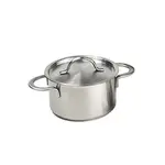 Clipper Mill 4-80999 Satin Finish Mini Bistro Pots with Lids