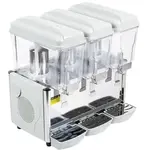 Coldline BD35-PUMP 25-inch Triple Bowl Beverage Dispenser with Pump Spray System