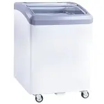 Coldline CA165 25-inch Curved Sliding Glass Top Lid Display Freezer, 5 Cu. Ft. (Discontinued)