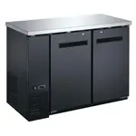 Coldline CBB-48 48-inch Black Counter Solid Door Back Bar Refrigerator