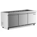 Coldline CBT-72, 72-Inch Stainless Steel Refrigerated Salad Bar, Buffet Table