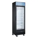 Coldline D12-B 27-inch Black Countertop Swing Door Merchandising Freezer