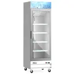 Coldline D12-W, 27-inch White Countertop Swing Door Merchandising Freezer