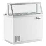 Coldline DIP-46, 47-Inch Ice Cream Dipping Cabinet Freezer, (8) Tub Capacity