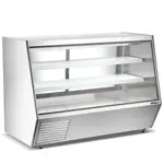 Coldline HDL-84, 84-Inch Refrigerated Slanted Glass High Meat Deli Case with Rear Storage