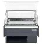 Coldline SDC48-F, 48-Inch Refrigerated Fish Display Case with Ice Bin and Drain