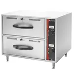 Cookline C-DW-2, Double Freestanding Stainless Steel Drawer Warmer, 120V