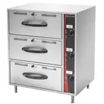 Cookline C-DW-3, Triple Freestanding Stainless Steel Drawer Warmer, 120V
