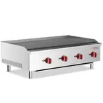 Cookline CCB-48, 48-Inch Gas Countertop Radiant Charbroiler - 120,000 BTU
