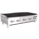 Cookline CCB-60, 60-Inch Gas Countertop Radiant Charbroiler - 150,000 BTU