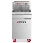 Cookline CF75-LP, Commercial 75 lb Liquid Propane Deep Fryer - 170,000 BTU