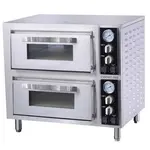 Cookline CPO-2D, Double Deck Countertop Pizza Oven with Two Independent Chambers, 240V