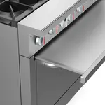 Cookline CR24-4, 24-Inch 4 Burner Commercial Range with Oven - 151,000 BTU