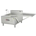 Cookline DOF-40, 40 Lb. Gas Flat Bottom Countertop Donut Fryer - 81,000 BTU