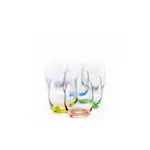 Crystalex 25180-X, 10.1-Ounce Rainbow Tumblers, 6-Piece Set