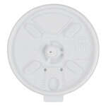 Dart 10FTL, White Lift'n'Lock Plastic Cup Lid, 1000/Cs