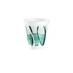Dart 12J16E 12 Oz Impulse Green Insulated Foam Cup, 1000/CS