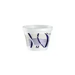 Dart 12SJ20E 12 Oz Impulse Purple & Gray Insulated Foam Container, 500/CS