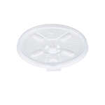 Dart 16FTLS Lift n' Lock Translucent Straw-Slotted HIPS Lid, 1000/CS