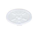 Dart 16FTLS Lift n' Lock Translucent Straw-Slotted HIPS Lid, 1000/CS