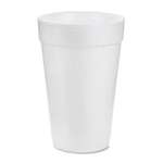 Dart 16J16, 16 Oz White Foam Cup, 1000/CS
