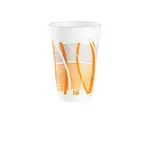 Dart 16J16E 16 Oz Impulse Orange Insulated Foam Cup, 1000/CS
