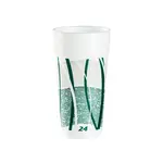Dart 24J16E 24 Oz Impulse Green Insulated Foam Cup, 500/CS