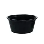 Dart 325PCBLK 3.25 Oz Conex Black Complements Portion Polypropylene Container, 2500/CS. Lids are sold separately.