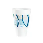 Dart 32AJ32E 32 Oz Impulse Pedestal Blue Insulated Foam Cup, 500/CS
