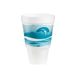 Dart 32AJ32H 32 Oz Horizon Teal Insulated Pedestal Foam Cup, 500/CS