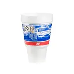 Dart 32AJ32RPM 32 Oz RPM Red Insulated Foam Pedestal Cup, 500/CS