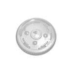 Dart 662TS, Clear Straw Slotted Plastic Cup Lid, 1000/Cs