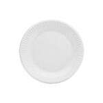 Dart 7PWC, 7-Inch Concorde White Non-Laminated Foam Plate, 1000/CS