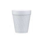 Dart 8KY8, 8 Oz White Greek Key Design Foam Cup, 1000/Cs (Discontinued)