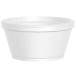 Dart 8SJ20, 8 Oz White Foam Food Container, 1000/Cs