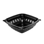 Dart B8SB 8 Oz PresentaBowls Pro Square Black Polypropylene Bowl, 504/CS