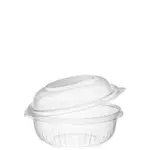 Dart C12HBD 12 Oz PresentaBowls Clear OPS Bowl with a Hinged Dome Lid, 300/CS