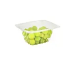 Dart C16DCPRW, 16-Ounce ClearPac Clear Rectangular Plastic Container with a Flat Lid, 252/CS