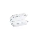 Dart C19UT1 8.5x4.5x4-Inch StayLock Clear Oblong OPS Container with a Hinged Dome Lid, 250/CS